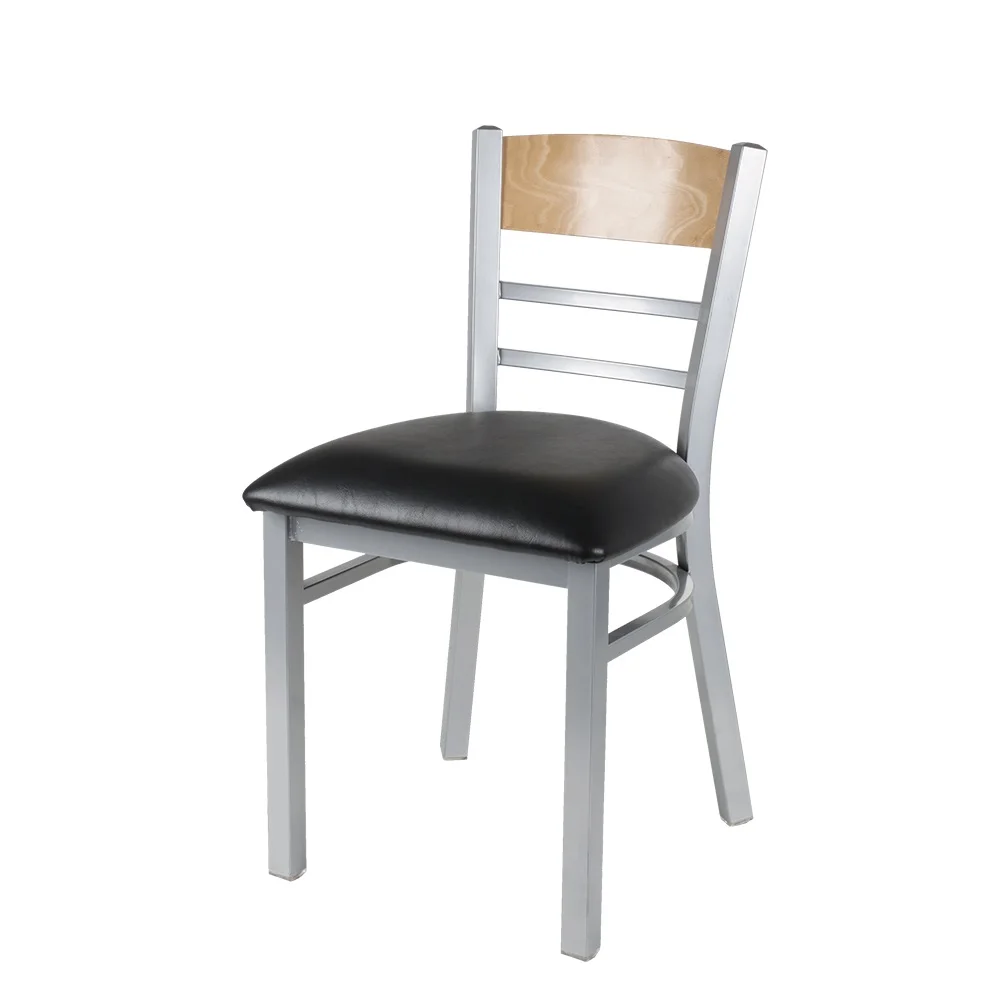 Бренд TSXY Silla Del Ocio Sillas металлическое обеденное кресло с текстурой древесины мебель для столовой дома доступны в пластиковых