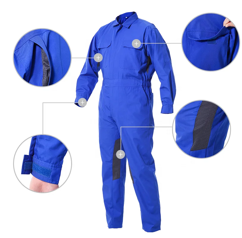 Custom Multi Functional Professional Working Clothes for Men Protection Oil Gas Coverall Welding Resistant Work Clothes