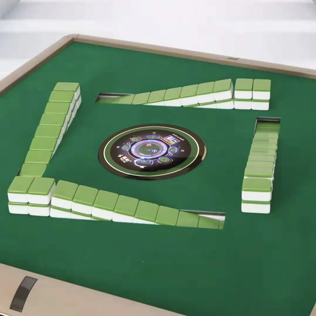 Автоматический складной электронный маджонг набор 2 плитки турецкий стол для азартных игр