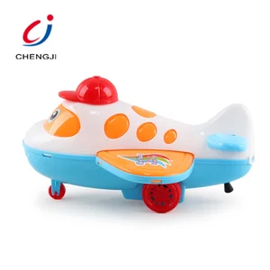 Cheap Kids Bell Sound Small Plastic Pull Line Cute Cartoon air Plane Toy