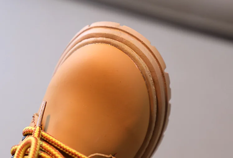 New Children's Short Boots Girls Boys Sports Shoes Warm Winter Kids Short Boots Artificial Leather Shoes