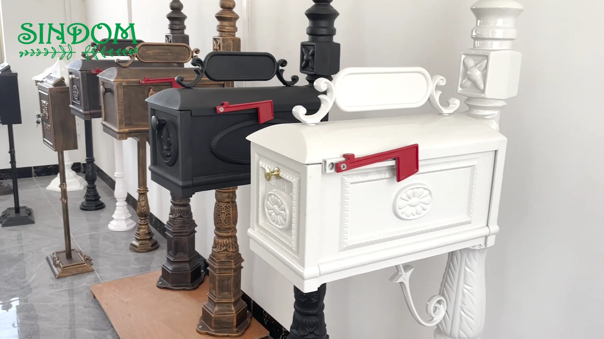 Wholesale Cast Aluminum Standing Mailboxes American Post Box Buy