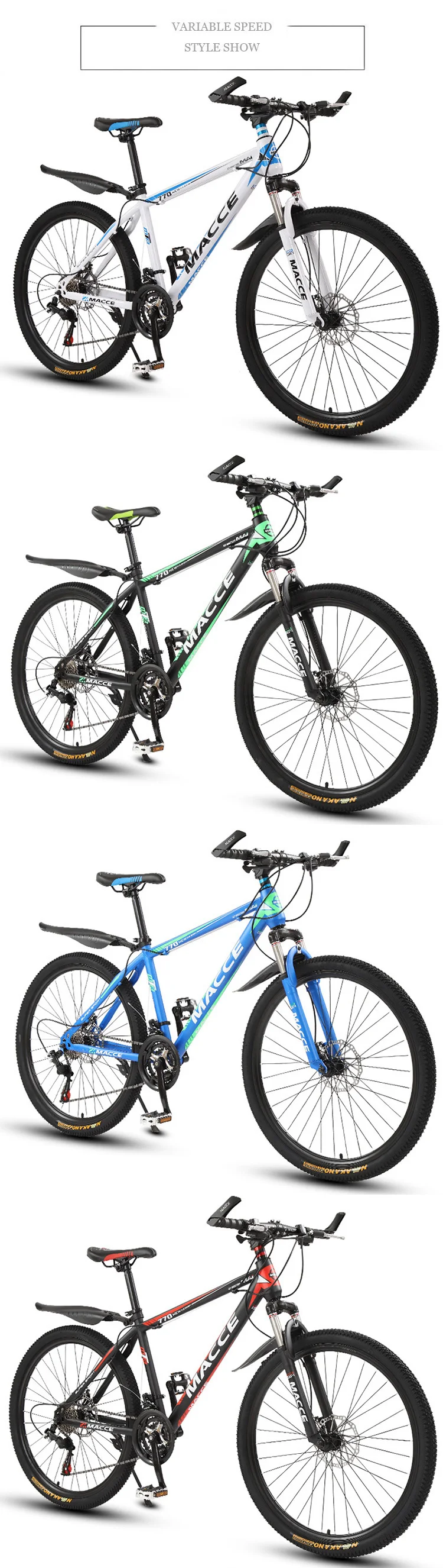 Hot Sale Sports Bikes For Men And Women 27.5 26 20 Inch Mountain Bikes  Speed Of 21 24 - Buy Gives Mountain Bike Pads Then Mountain Bike Free  Shipping Moreover Folding Mountain