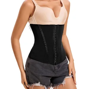 Fajas Slimming Belt Trimmer Body Shaper for Women Firm Tummy Control Strap Steel Bone Compression Waist Trainer Belt for Sports