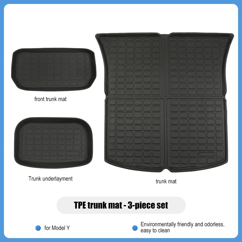 Коврик для багажника, подкладка для груза для любой погоды, напольный коврик XPE, подкладка для багажника для 2022 Tesla Model 3 tesla model Y bodykit