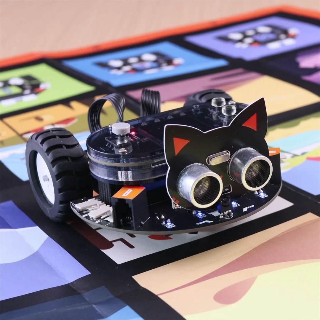 WeeeCore Bot AIOT Programmable Educational Robot Kit Voice Control Science Learning STEM Education Draw Robot Scratch Python
