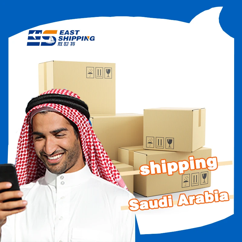 East Shipping Arabia Arabia Saudita transporte aéreo transporte de mercancías DDP puerta a puerta agente de transporte de mercancías transportista de China a Arabia Saudita