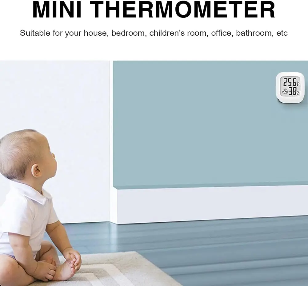 Smart Wireless Humidity Meter Monitor Temperature Meter Mini Thermo Hygrometer