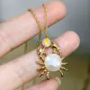Golden crab (natural pearl)