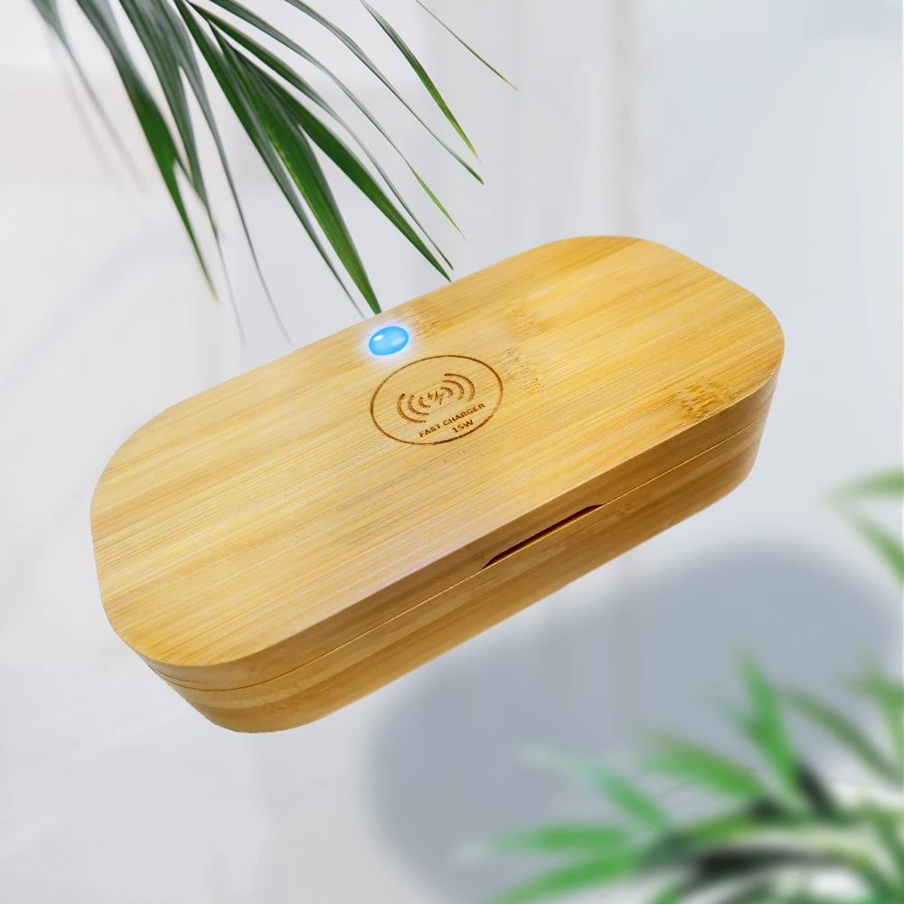 2020 Ультрафиолетовый стерилизатор для мобильного телефона беспроводное быстрое зарядное устройство портативное УФ-дезинфекции дезинфицирующее средство