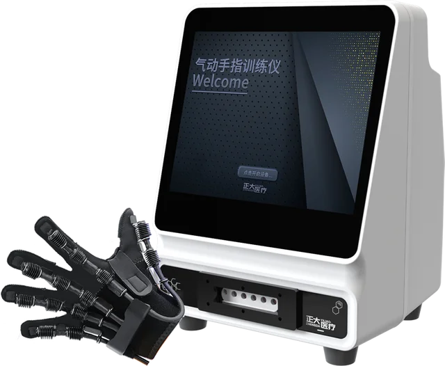 Hand robot for finger use for physical exercises