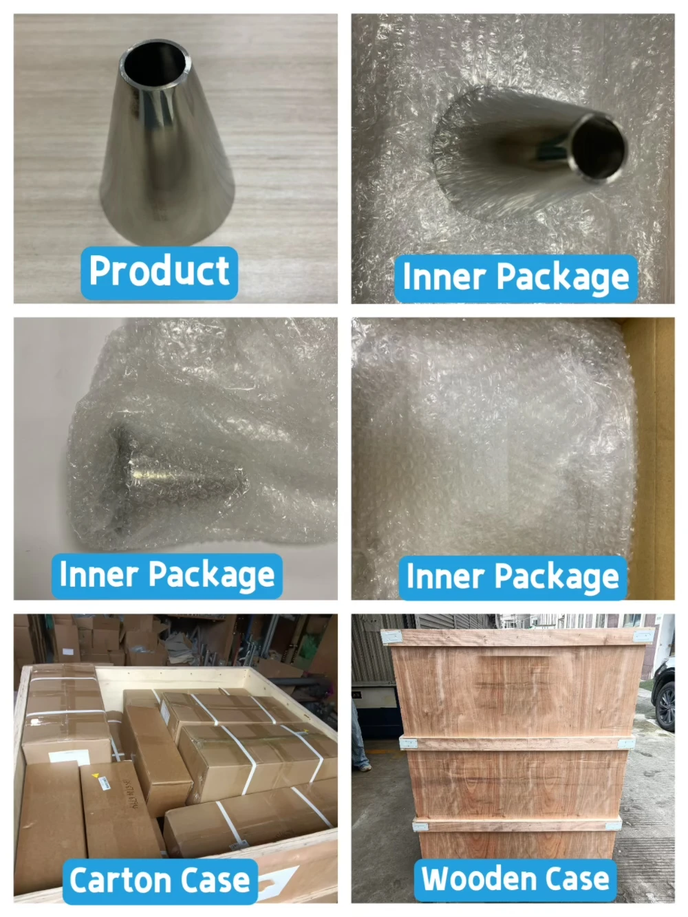 TOBO Butt Weld Pipe Fittings Aging Resistant Eccentric Stainless Steel Reducer For pipe connection