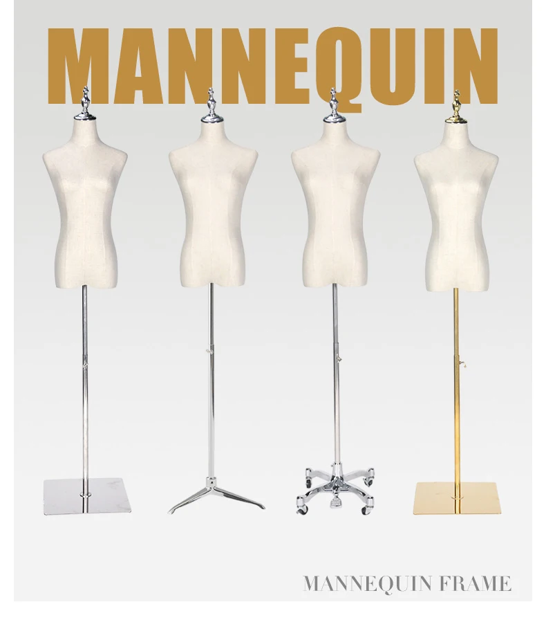 Недорогой женский манекен наполовину тела регулируемая форма Индивидуальный Женский недорогой