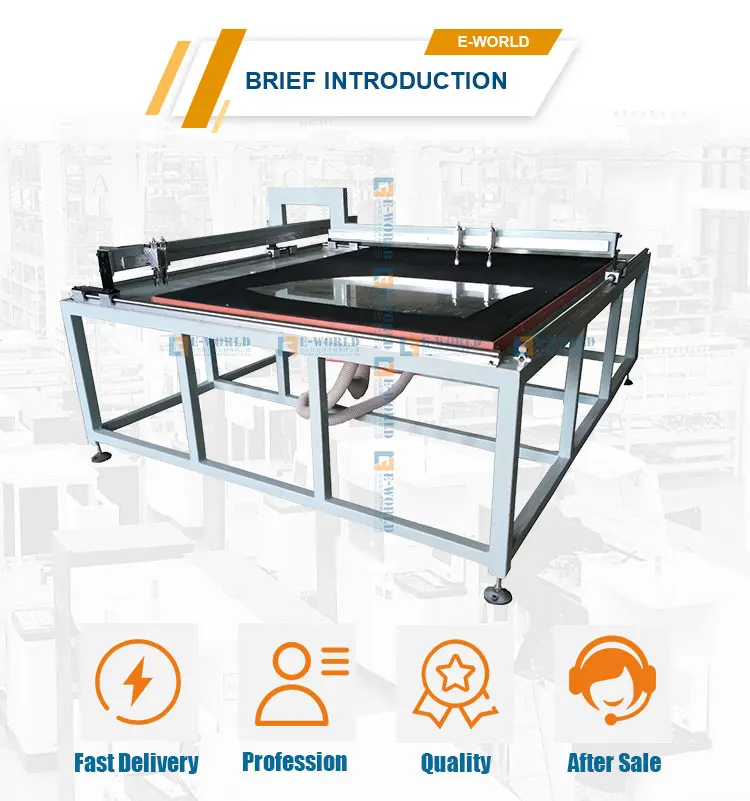 Manual Glass Cutting Machine with Handle Push the Longitudinal and Transverse Bridges to Perform Batch Glass Cutting Alibaba