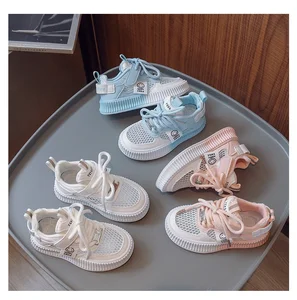 Spring Summer Light Weight Boys' Girls' Soft Sole Sports Shoes Breathable Mesh Children Casual Sneakers