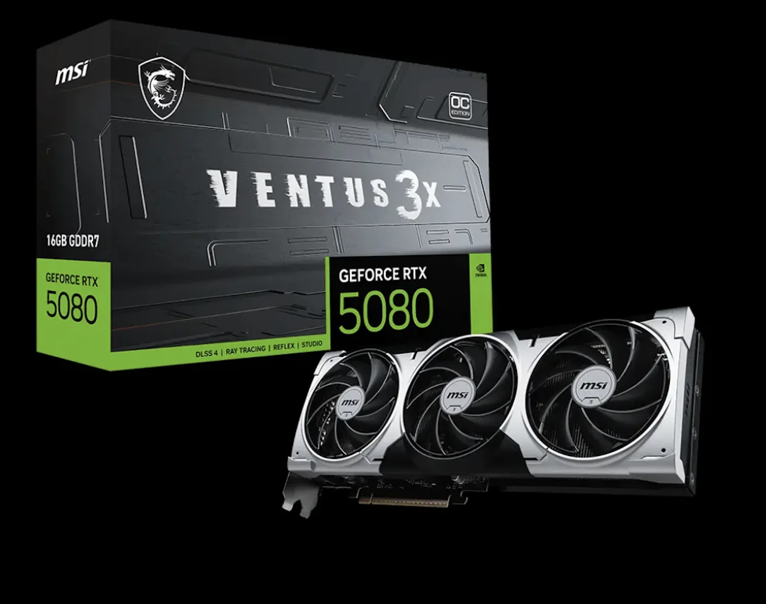 【完備】 MSI RTX 5090 32GB VENTUS 3X OC MSI GeForce RTX™ 5090 32G VENTUS 3X OC