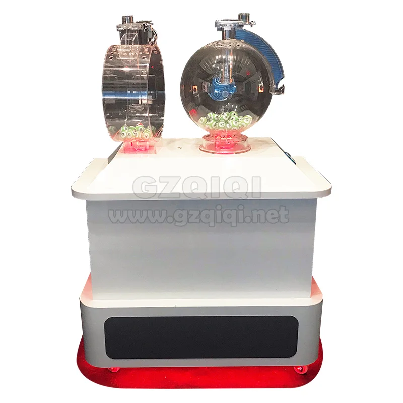 Многоцилиндровый 2D лотерейный станок с 2 отделениями для лотерейных игр