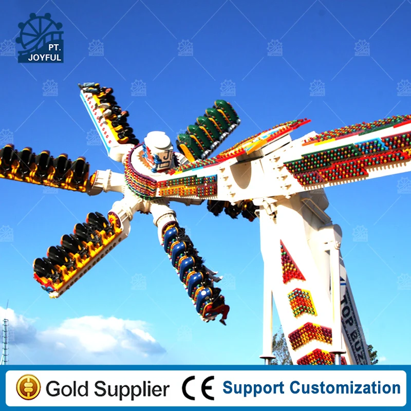 Thrill Extreme Top Scan Speed Windmill Rides Adult Luna Park 30 Seats  Extreme Amusement Rides for Outdoor Park
