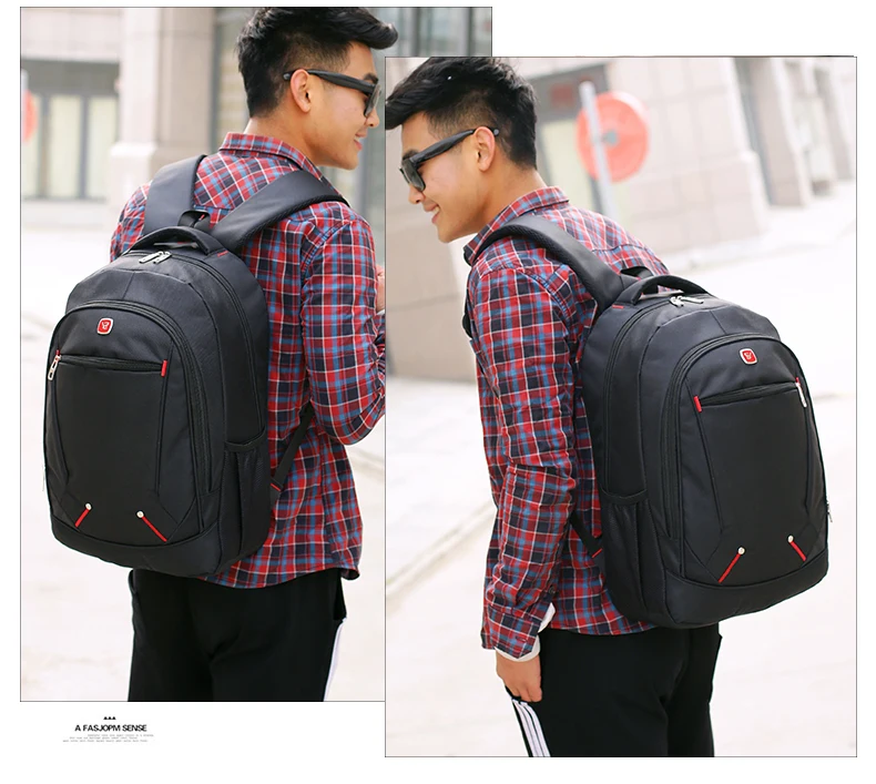 Oxford Bag Backpack For Men Laptop Business Travel Bag Back Pack Cooler ...