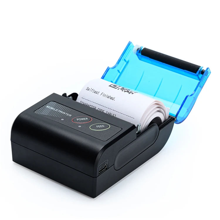 Mini Portable Blue Tooth Pos 58mm Bill Receipt Thermal Printer, High Qualit...