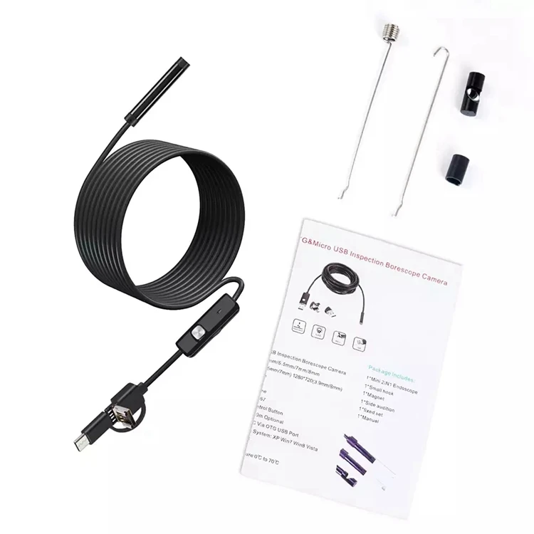 卸売3 in 1 HD内視鏡Y102ソフトウェア480P検査ボアスコープ