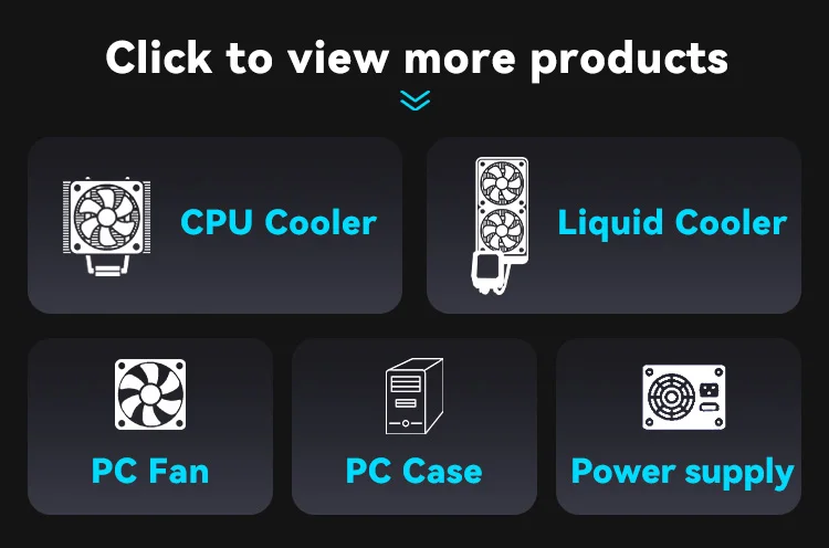 Heat Pipe Cpu Fan, SNOWMAN, PWM, FRGB - detail 8
