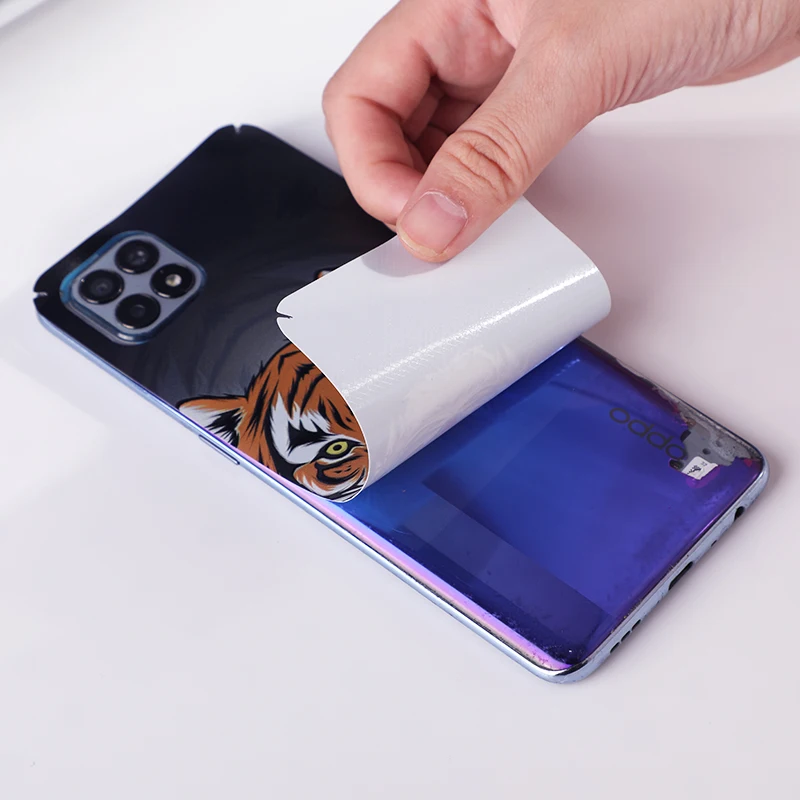 3D Embossed Relief Colorful Smartphone Back Film Skin Sticker