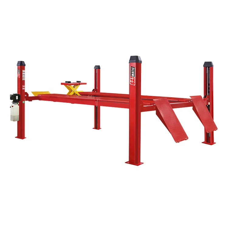 Gatmatic LT-440W 12000 LB Four Post Four Cylinder Hydraulic Car Lift 4000KG Alignment