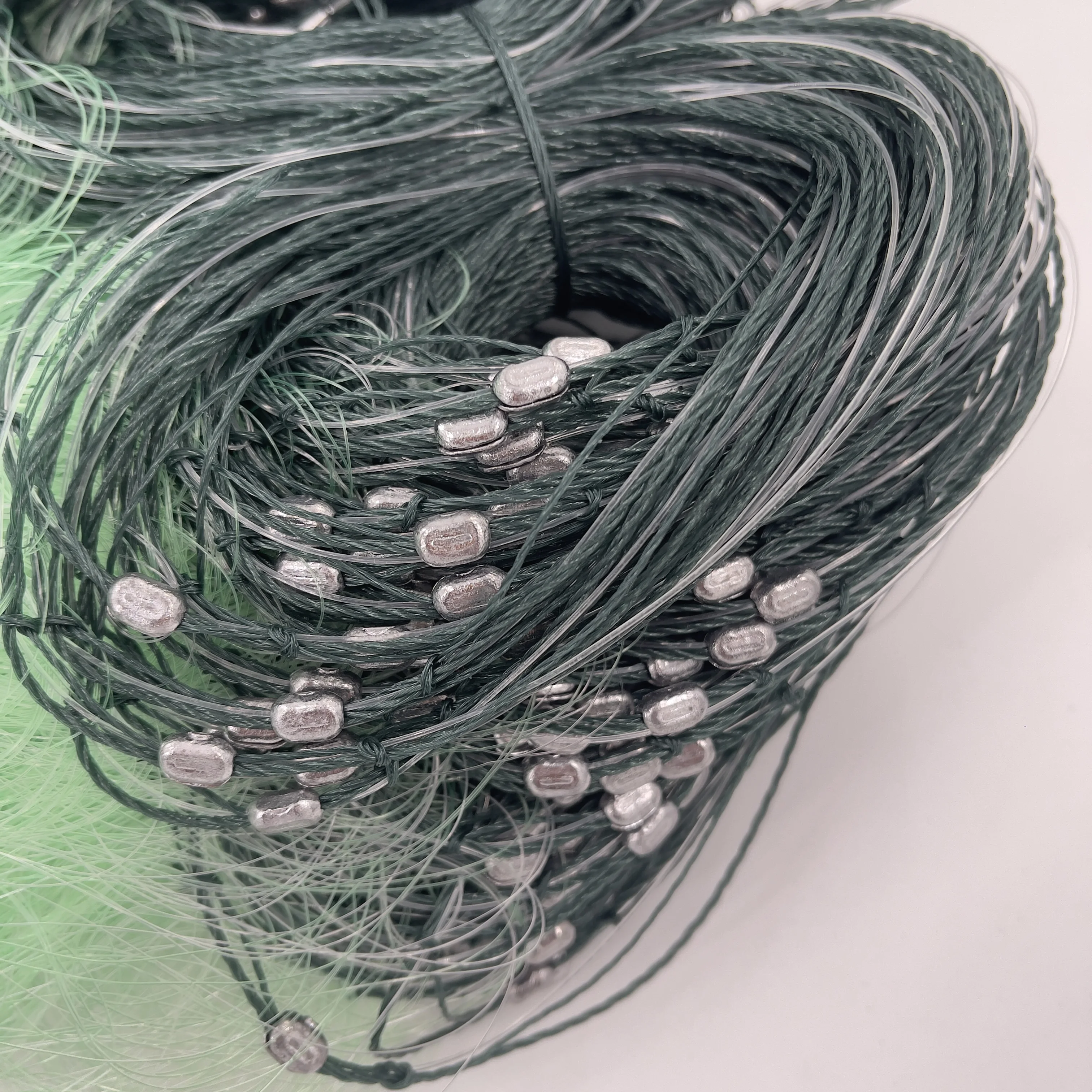 High Power 3 Layer Floating Sinking 1.5/2m Fishing Nets Lead Pendant  Sinking Weight Fish Net