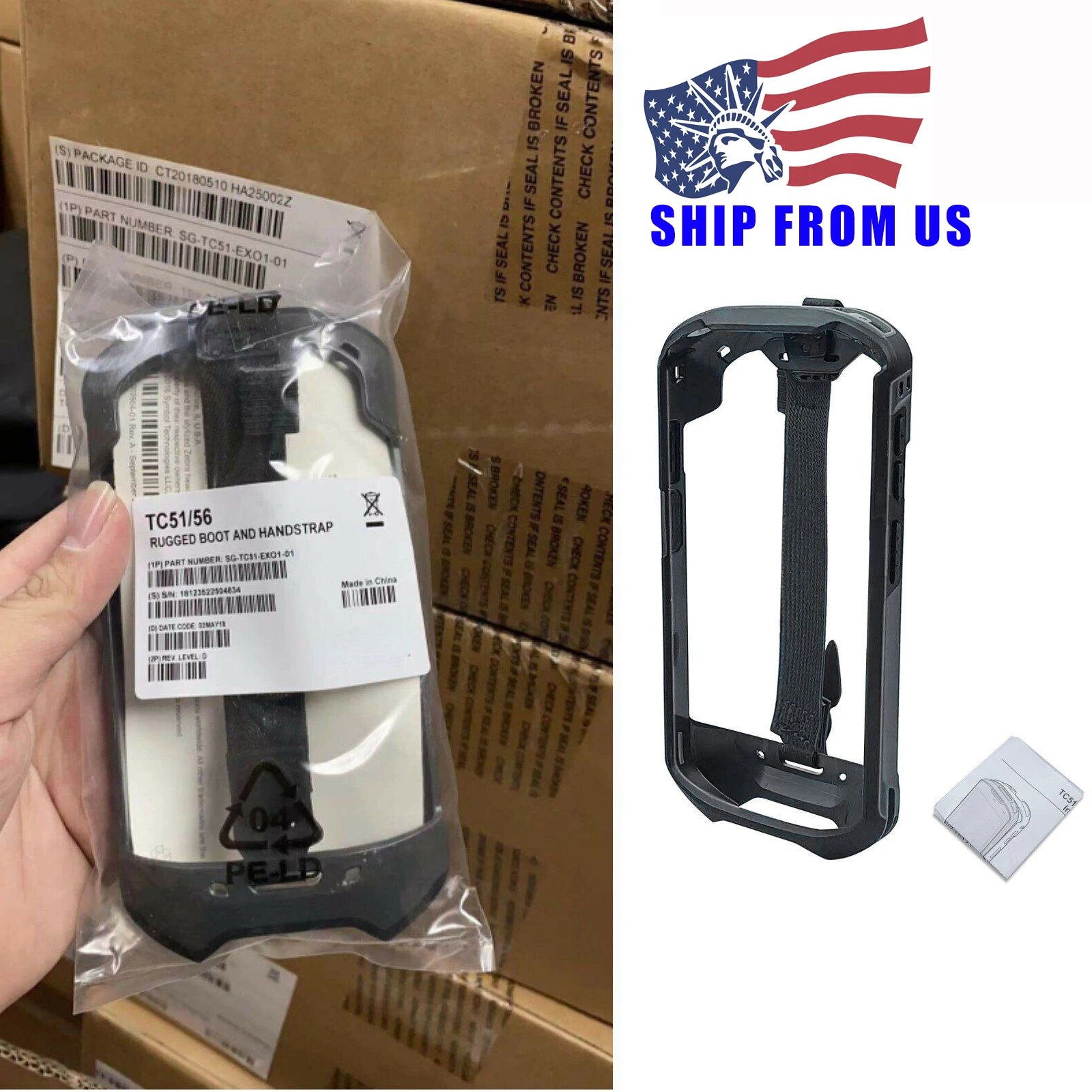 Zebra TC77 TC70 Étui De Transport Compatible Avec Zebra TC75x, TC75, TC70x, TC70, TC72, TC77