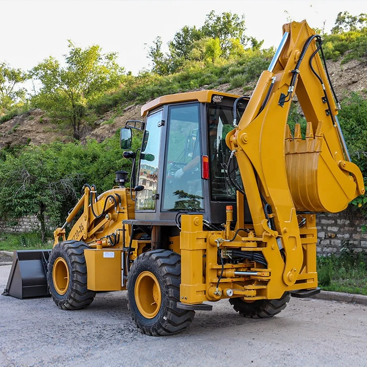 Retroexcavadora Loader Excavator 3cx 4cx 4dx Tractor Backhole 388 Backexcavator 2.5 Ton Mini Backhoe Loader