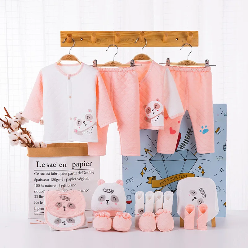 Wholesale 15pcs 18pcs 20pcs Solid Newborn Baby Birth Gift Set Baby