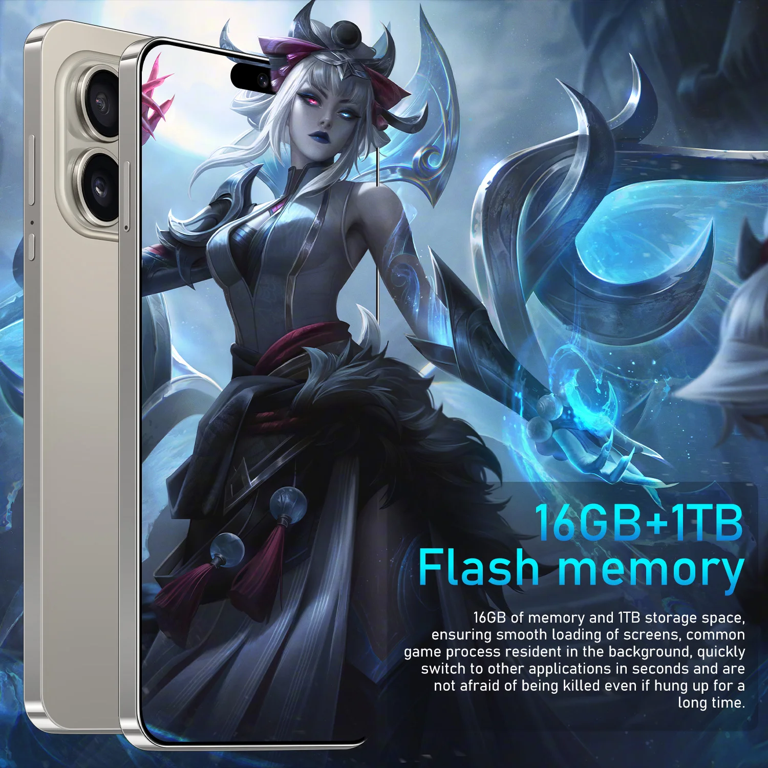Unlock I15 Secondary Screen  Gaming Mobile Phones Strong Processor Christmas Gift Android Phone 4g Smartphones