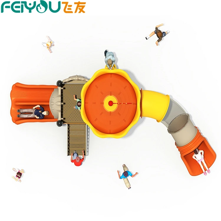 China Factory Plastic Equipment Commercial Preschool Outdoor Children Playground