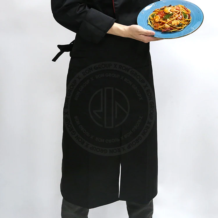 Nice different colors hotel staff clothing with pockets restaurant cooking lchef aprons