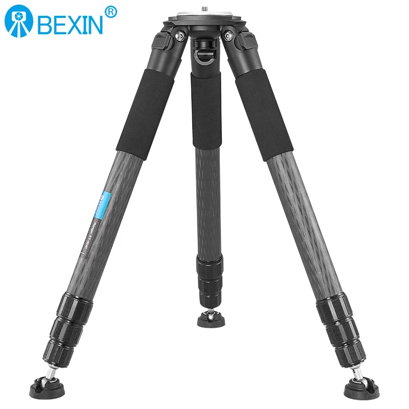BEXIN ST424C Professional Heavy Duty Carbon Fiber Camera Tripod with 20KG Load Capacity for DLSR Camera