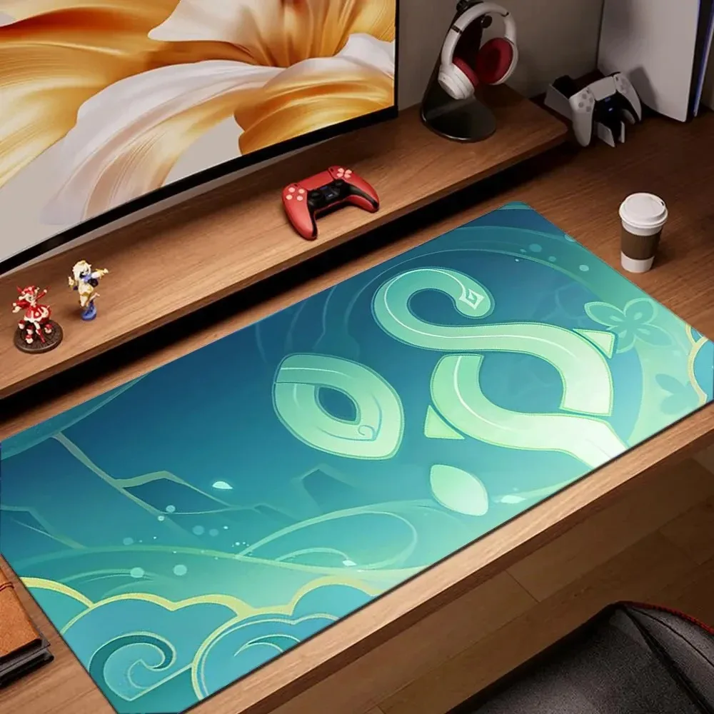 Genshin Impact Character Pattern Stylish Cool PC Gaming Mouse Pads Gamer Mats Teclado Pa aperçu 79
