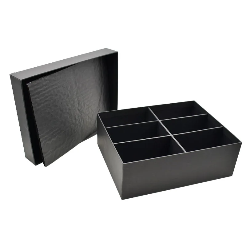 ISO9001 Luxury Chocolate Brown Gift Wrap Paper Box New Design Custom Logo Plate Printing Rigid Cardboard Package Embossing factory