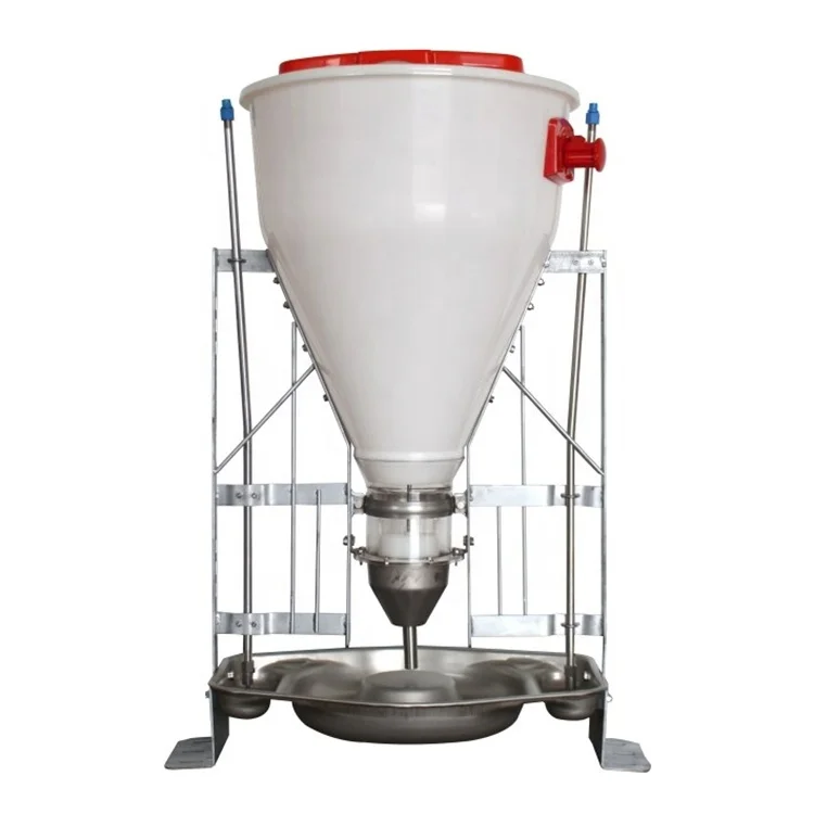 High Quality Customized 100L Pig Feeder Plastic Automatic Dry Wet Hog Feeders for Piggery Farm Equipment
