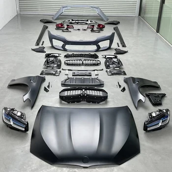 18-20 G30 body kits upgraded G30 LCI M5 style PP material Front bumper rear bumper side skirts body kit For BMW