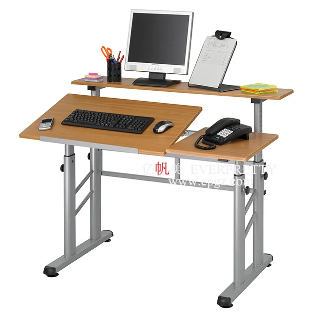 High Quality Commercial Library Furniture Reading Table for Student