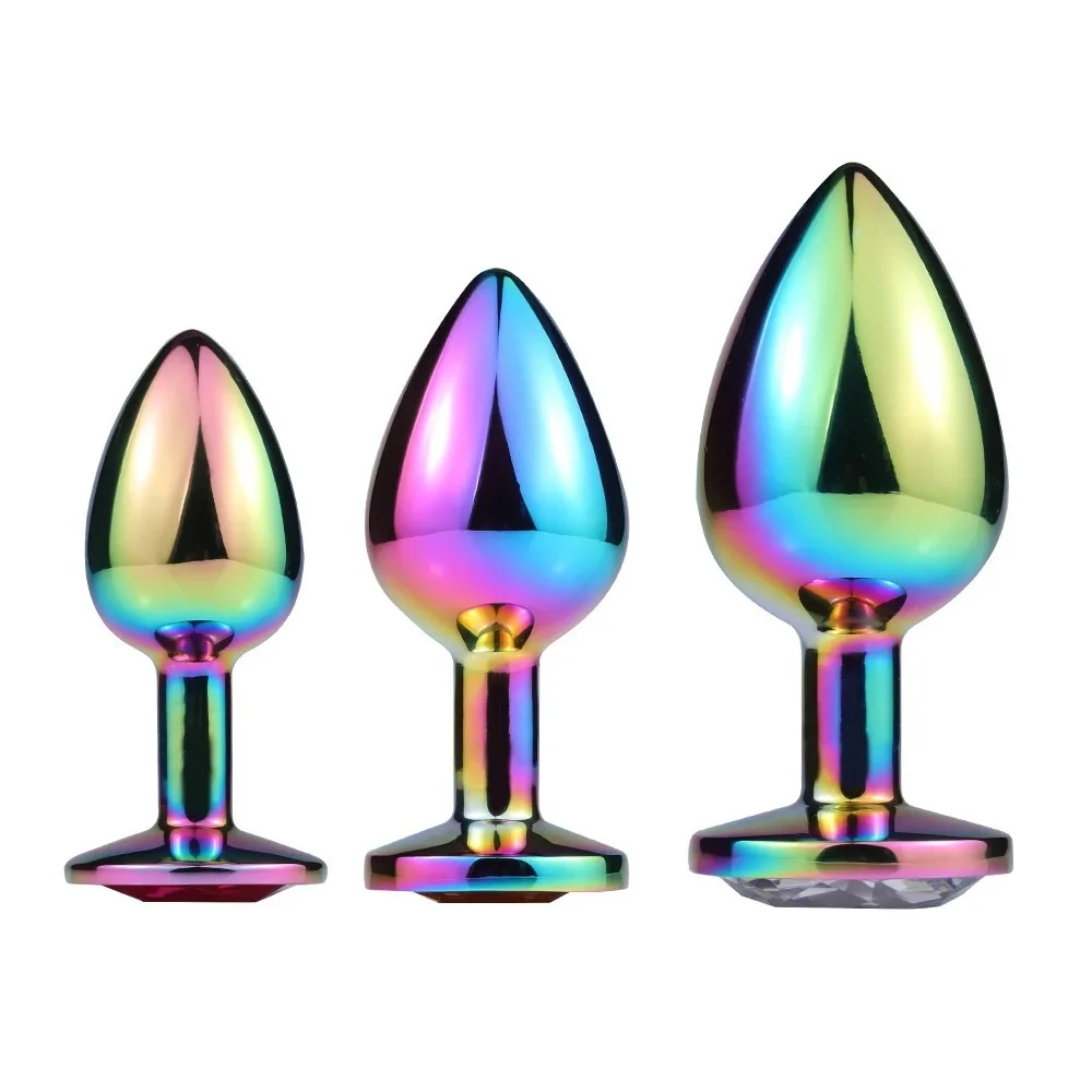 Pure Stainless Steel Anal Plug Dildo G-Spot Wand Massage Stick P-Spot  Stimulation Sex Toys