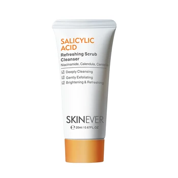SKINEVER Mini Sample 20ML Salicylic Acid Whitening Facial Cleanser Skin Care