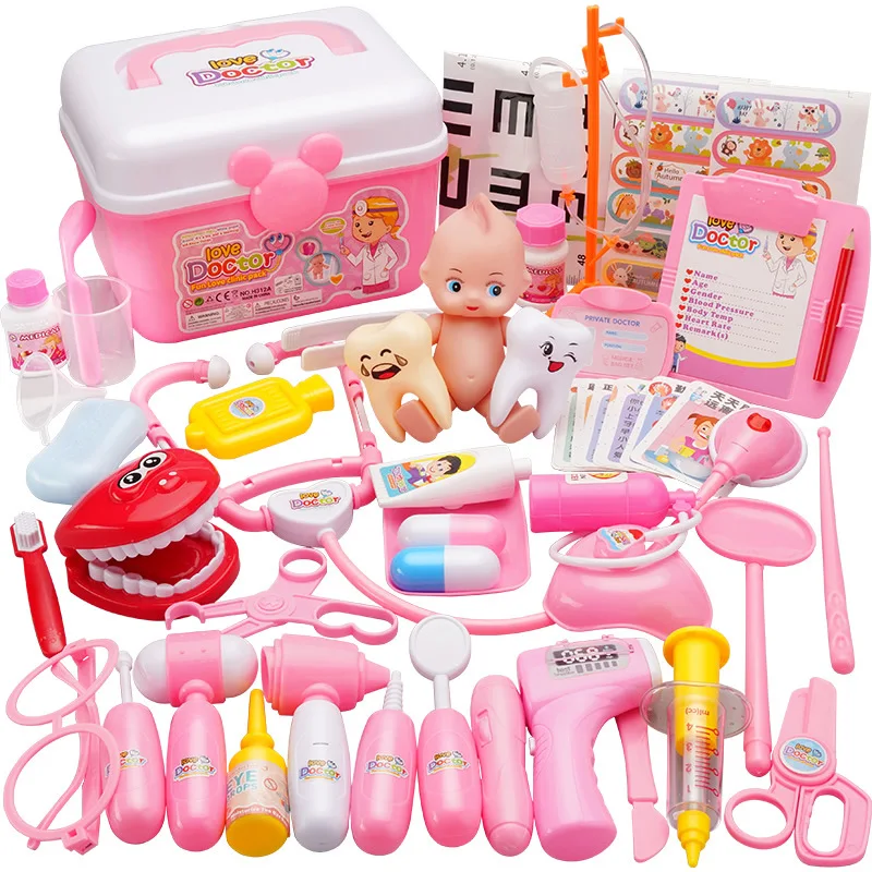 NEW DOCTOR NURSE MEDICAL SET CARRY CASE ACCESSORIES PLAY TOY KIDS FUN XMAS  GIFT