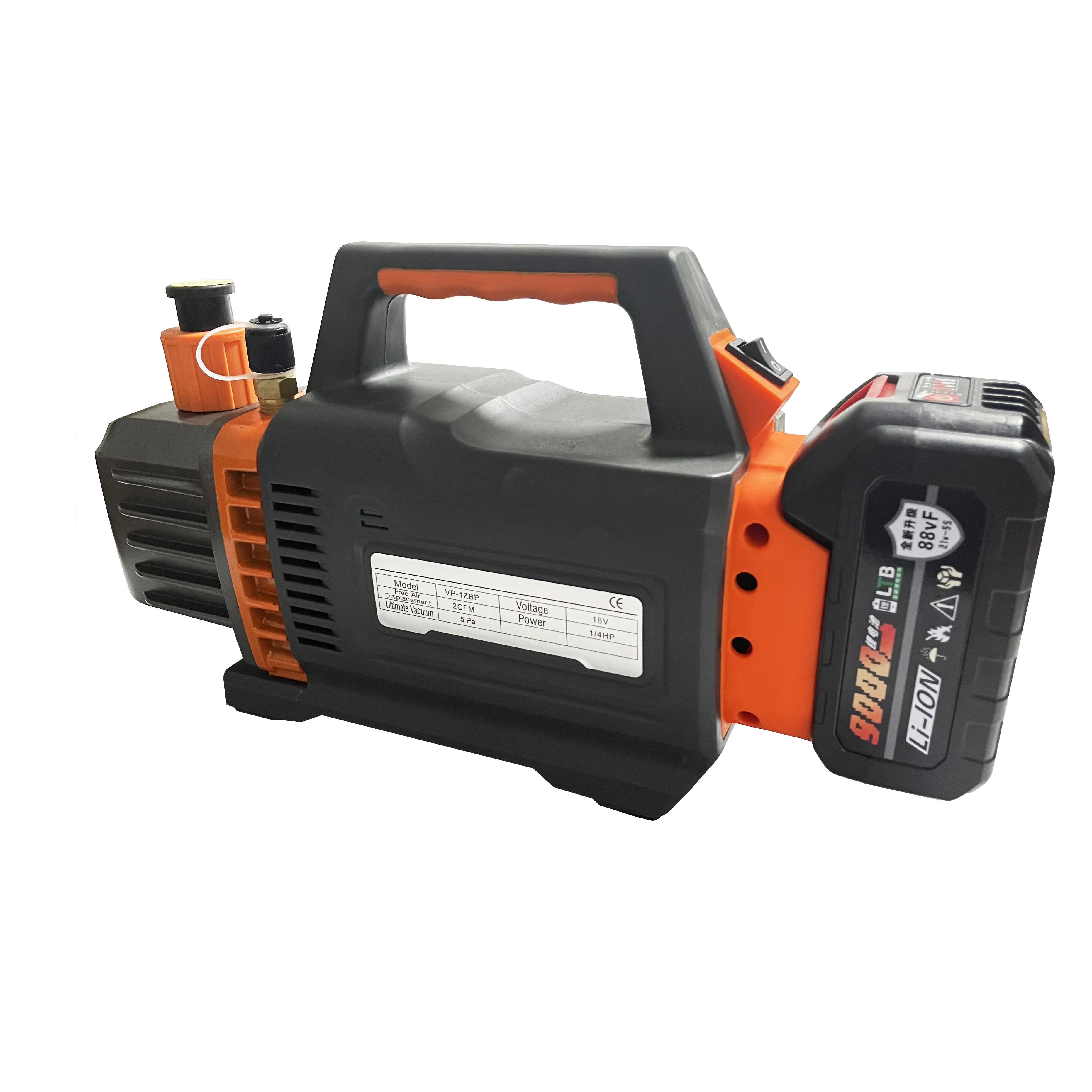 18V DC Wireless Vacuum Pump Mini Rotary Vane Oil Pump Use Mikata Battery for Air Conditioner with Factory Supply