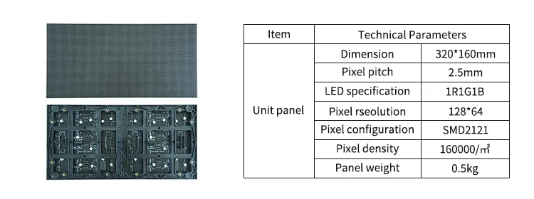 Direct Factory Sale P2.5 Indoor Led Module P3 P4 P5 Full Color SMD ...