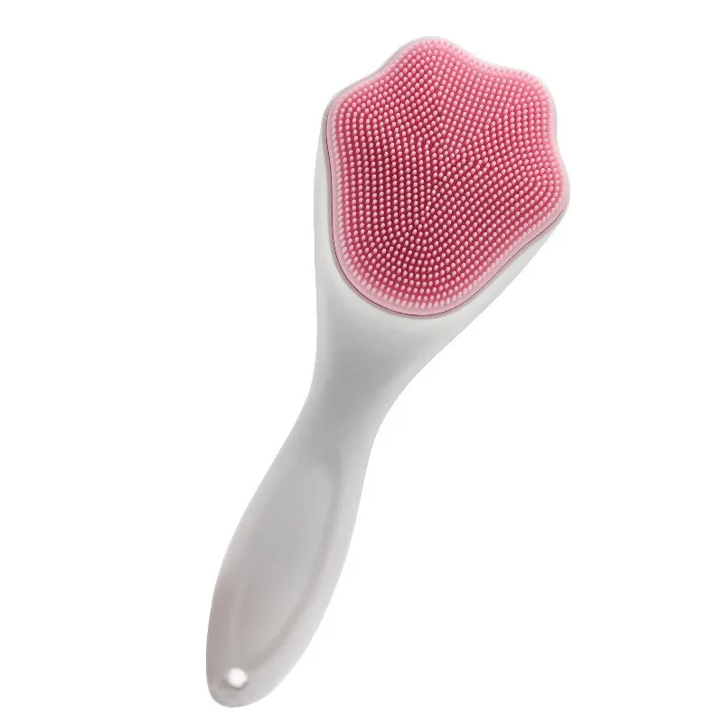 Silicone Face Scrubber Exfoliating Brush,Manual Handheld Facial