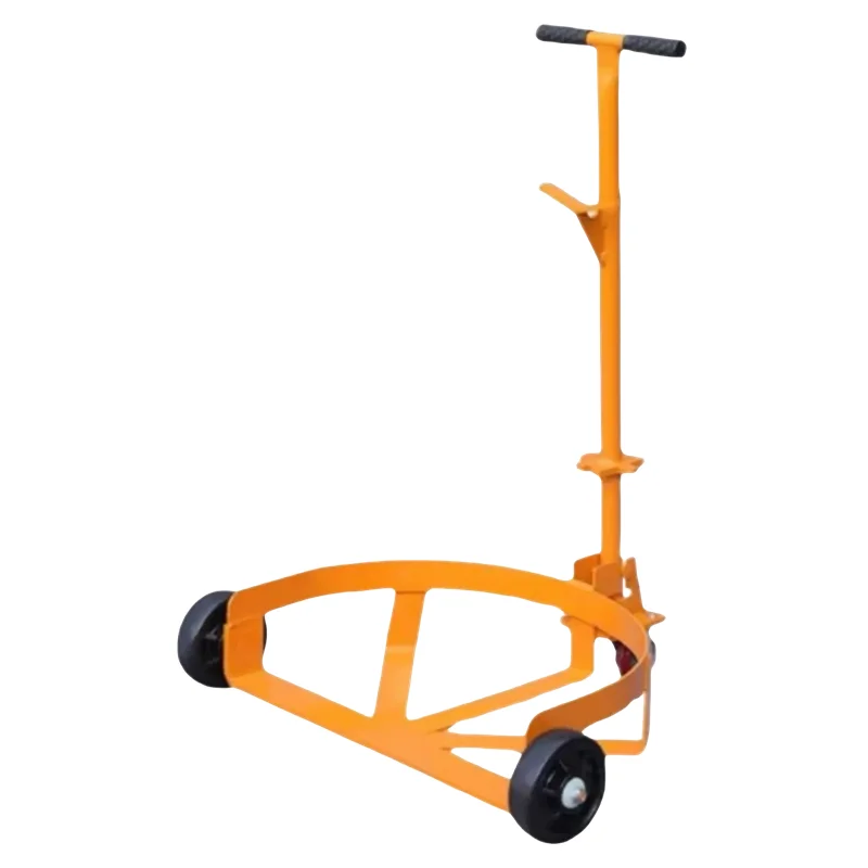 Heavy Duty Material Handling Tool Factory Supply Easily Transport Low Profile Three Wheel 55 Gallon Drum Dolly