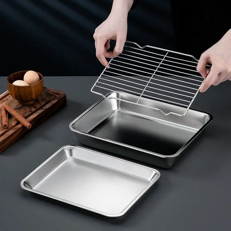 304 Stainless Steel Baking Tray Kitchen Asphalt Turkey Baking Tray With