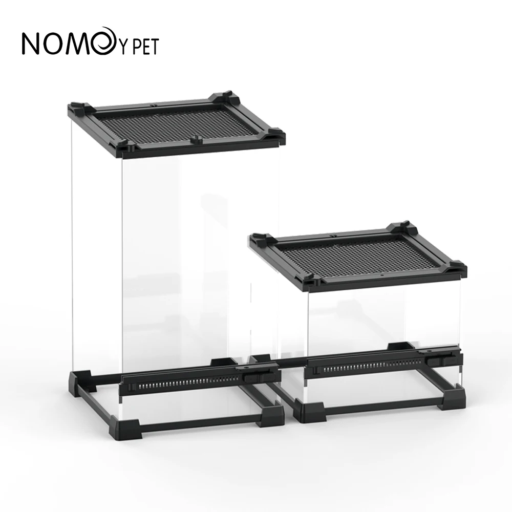 NOMOY PET Single Door Reptile Terrarium - Perfect for Geckos & Frogs